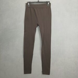 Gold Medal International Fleece Lined Leggings Brown Seamless L/XL‎ 362SL-SL